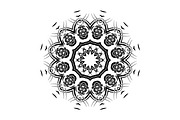 Black and White Mandala Patterns Set, a Decorative Illustration by NJ Himel (Thumbnail 97 of 101)