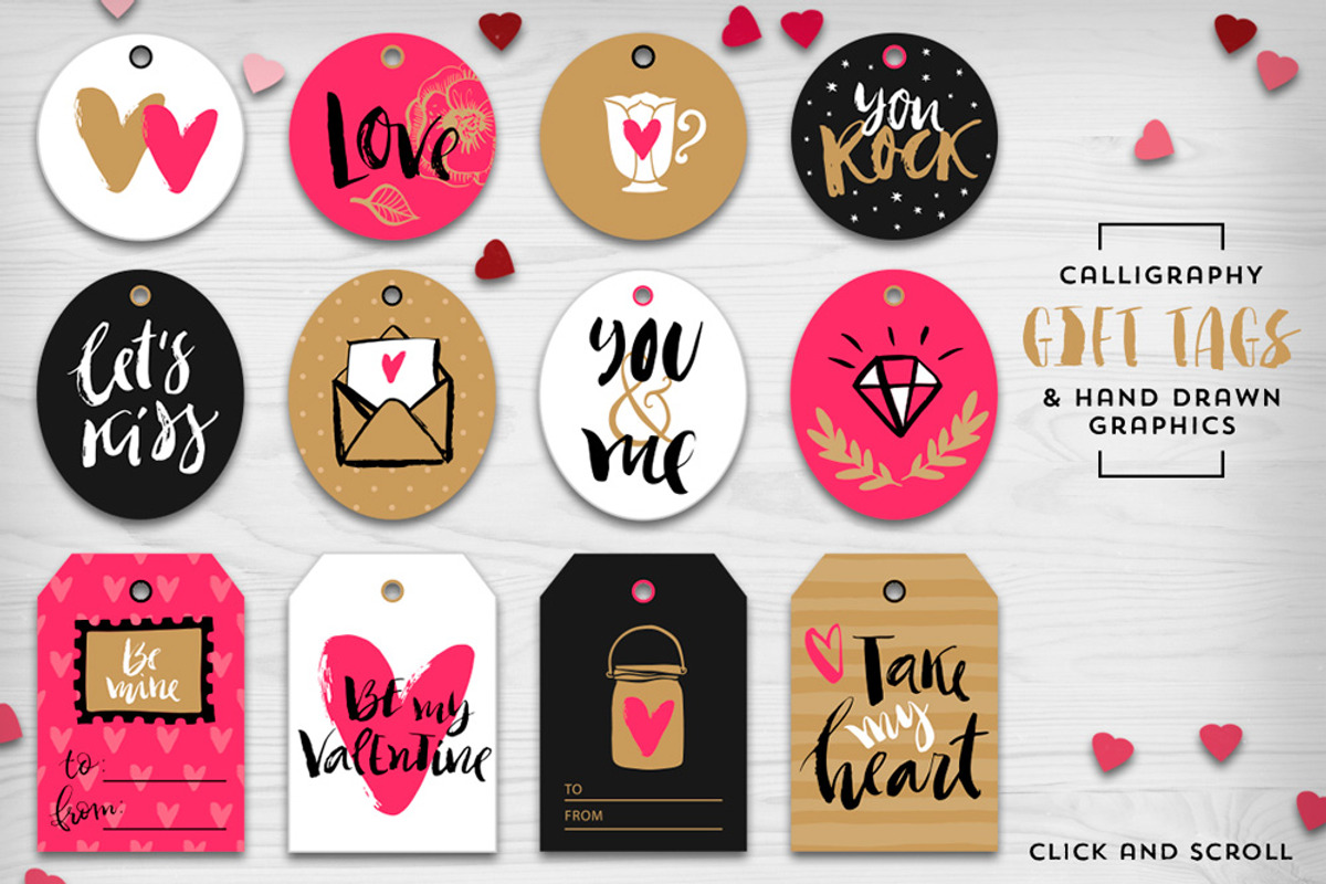 Valentine's day gift tags & overlays, an Object Graphic by kite-kit (Photo 3 of 5)
