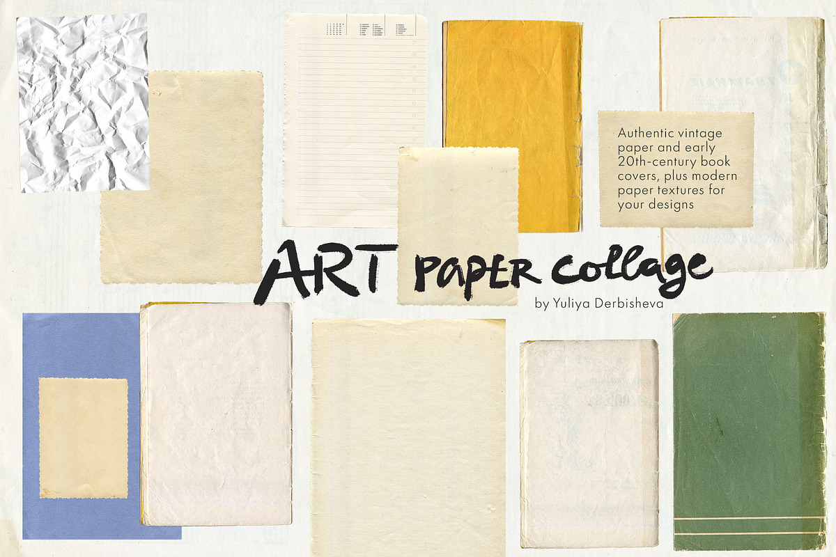 Art Paper collage element scraps, an Object Graphic by Yuliya Derbisheva (Photo 11 of 15)