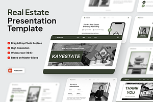 Keyestate - Real Estate Power Point, a Presentation Template by SquidPixey