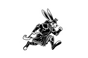 Warrior Bunny Knight Silhouette, an Illustration by jahid234 (Thumbnail 35 of 49)