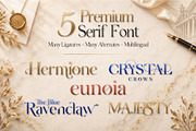 The Luxury Serif Collection-5 Fonts, a Serif Font by NendesKombet Studio (Thumbnail 2 of 7)