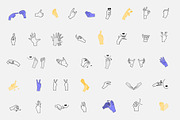 38 Hand Gestures Around the World, an Illustration by pkahraman (Thumbnail 6 of 6)