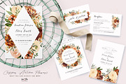 Copper Autumn Flowers, an Illustration by Kim Thoa Designs (Thumbnail 2 of 10)