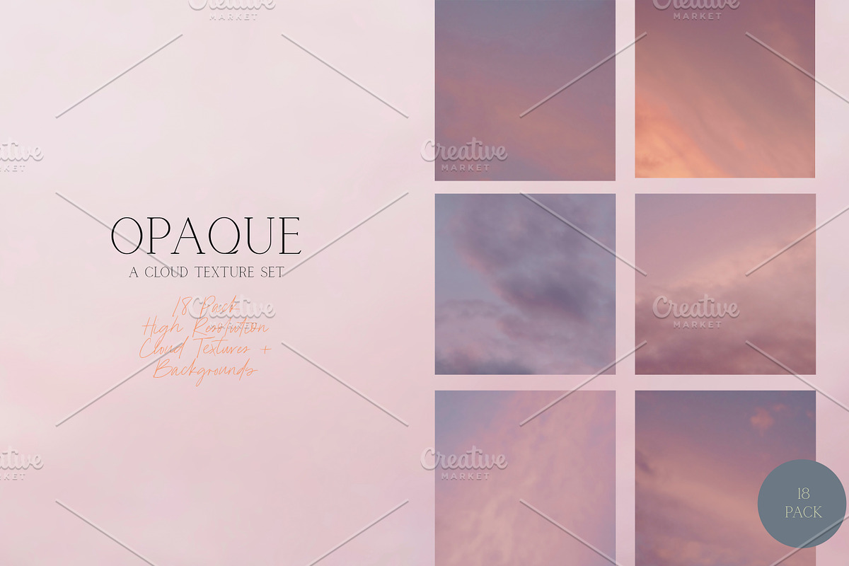 Opaque Cloud Texture Backgrounds, a Nature Photo by Shimmer Studio (Photo 1 of 8)