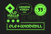 Wanderland Display Font, a Script Font by Vintage Type Company (Thumbnail 5 of 9)