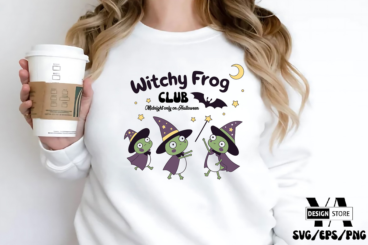 Halloween Funny Frog PNG Bundle, an Illustration by Ya_ Design Store (Photo 3 of 9)