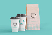 Paper Coffee Bags Mockup, a Packaging Mockup by skybluecreative (Thumbnail 2 of 2)
