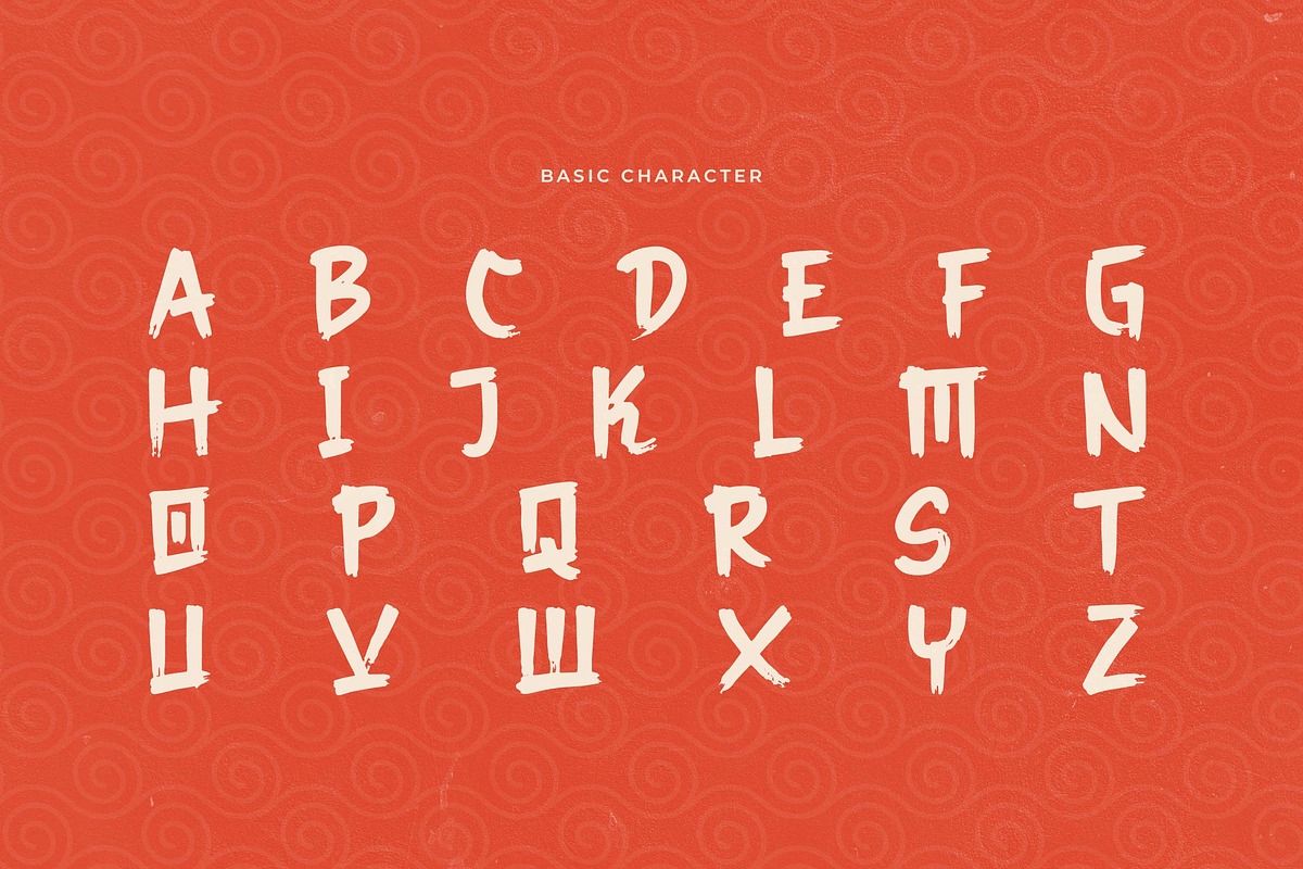 Juzho Kaizen | Japanese Brush Font, a Handwritten Font by Denustudios (Photo 10 of 14)