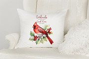 Cardinal Christmas PNG Bundle, a Graphic by CraftlabSVG (Thumbnail 14 of 15)