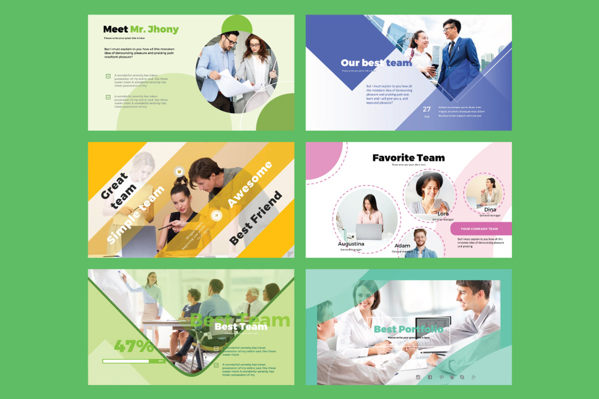 BUSINESS COLORFUL - Keynote Template, a Presentation Template by Shafura (Photo 5 of 6)