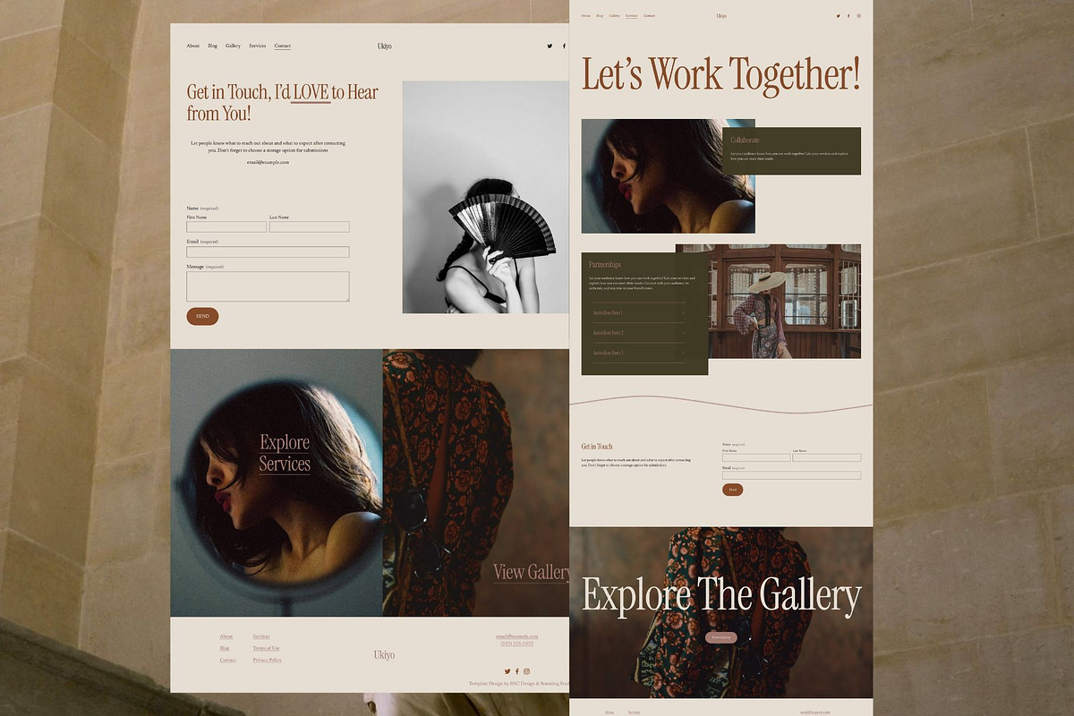 Squarespace 7.1 Template : Ukiyo