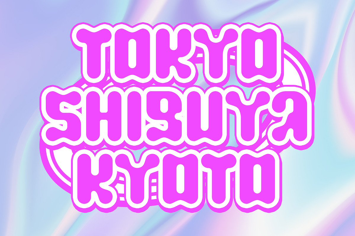 Cute World (Free Sticker Pack), a Symbol Font by Dryy.type (Photo 3 of 7)