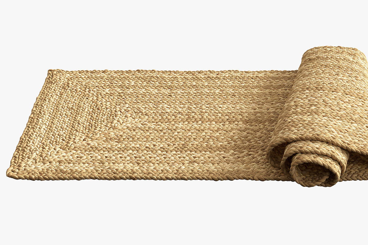 Dina Coastal Jute Rug Runner, a Furniture 3D Model by 3dmitruk (Photo 9 of 14)