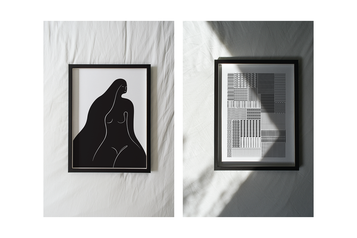 Picture Frame Mockup Ultra Bundle 3, a Household Mockup by Saguaro Digital (Photo 35 of 37)