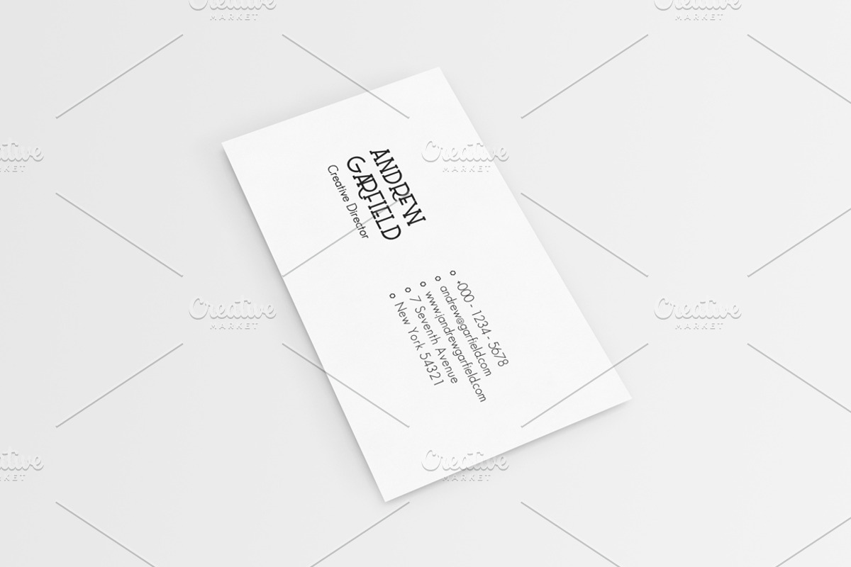 Minimal Business Card, a Business Card Template by land art (Photo 4 of 4)