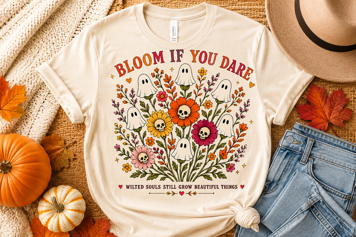 Retro Flowers Halloween Png Bundle, an Object Graphic by Daisy Design (Photo 12 of 21)