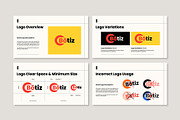 Brand Identity Guidelines Template, a Presentation Template by E-Type (Thumbnail 3 of 5)