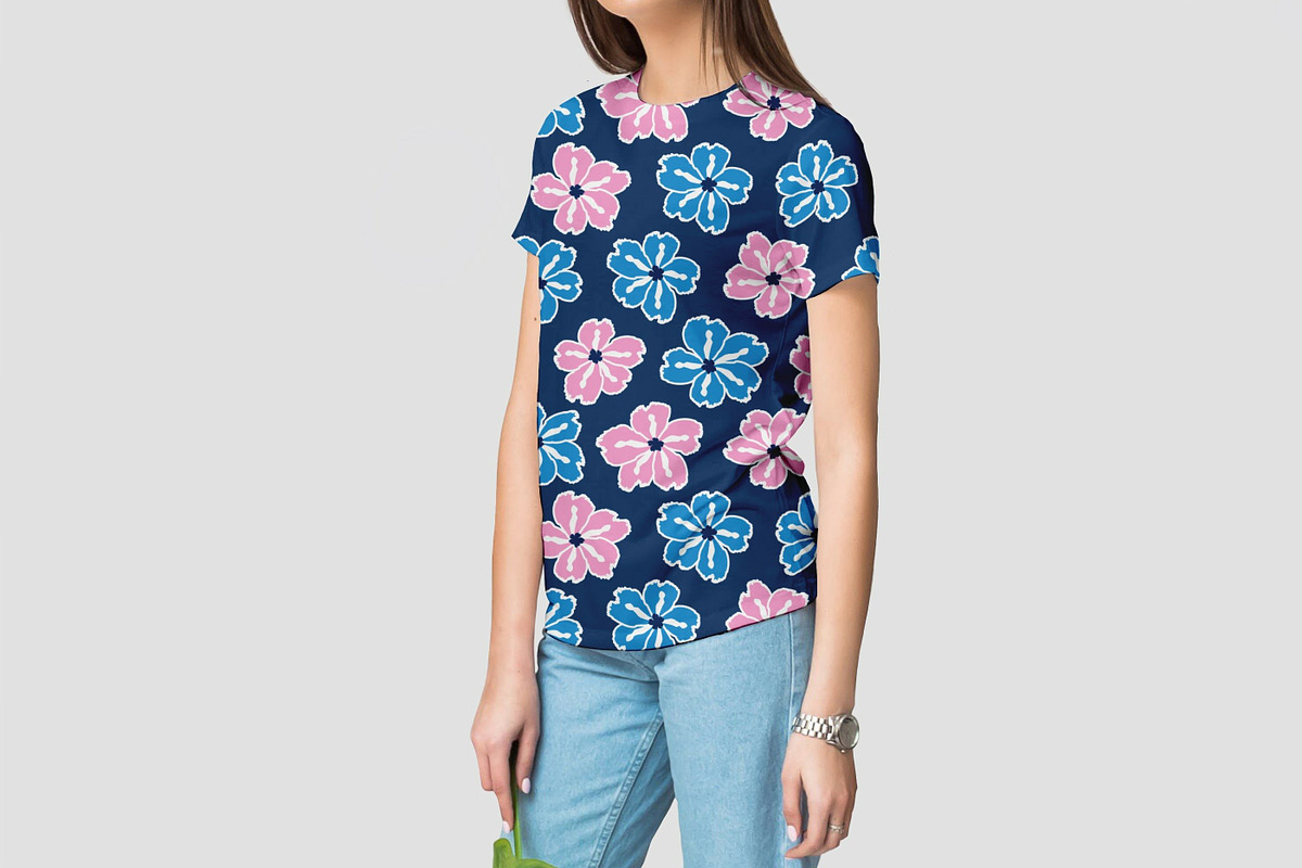 6 seamless floral patterns, a Pattern Graphic by jelisua88 (Photo 3 of 3)