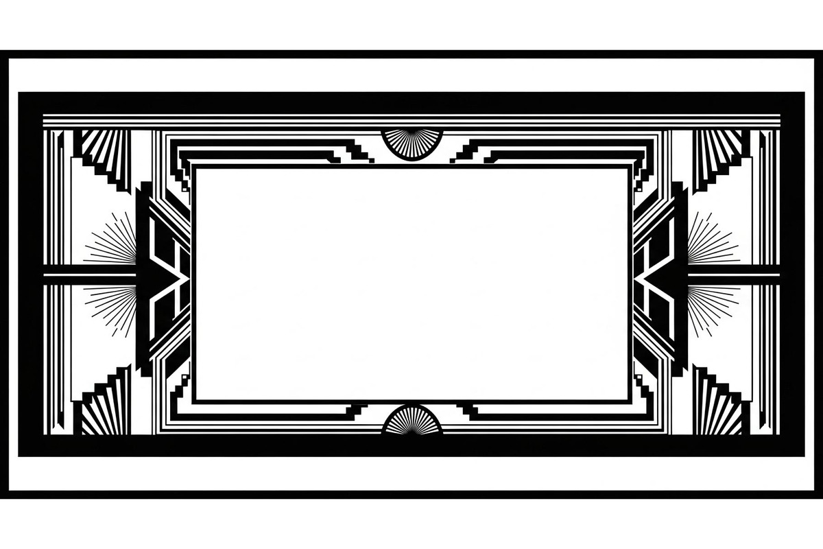 Art Deco Frame SVG Bundle, an Illustration by Gaye Art (Photo 12 of 31)