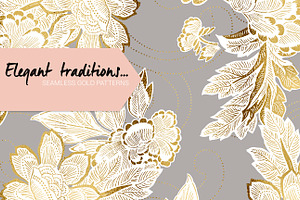 Exquisite Gold Patterns! Vol .01