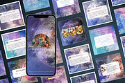 -50% Astrology Canva PS templates, a Social Media Template by Vintage Digital Textures (Thumbnail 5 of 9)