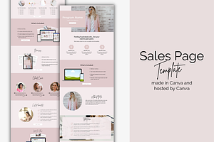 Sales Page | Canva