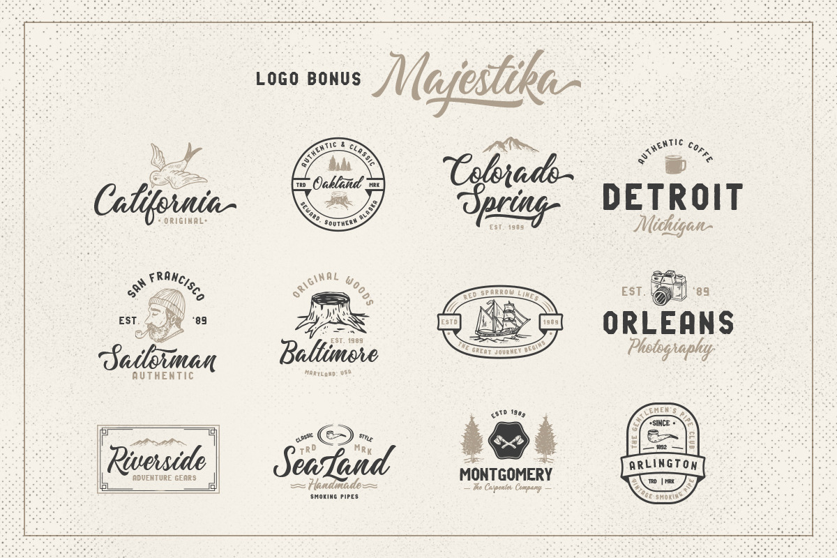 Majestika - Clean Brush Script preview 7