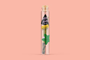 Weed Joint in Glass Tube Mockup, a Product Mockup by easymock 2 (Thumbnail 8 of 12)