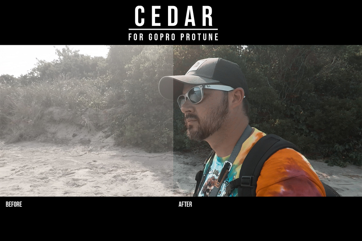 GoPro PROTUNE | CEDAR LUT PACK, a Layer Style Add-On by Josh Zaring Studios (Photo 12 of 12)