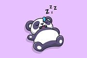 Cute Panda Sleeping Cartoon, an Animal Illustration by Catalyst Labs (Thumbnail 3 of 3)