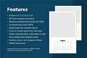 2026 InDesign Calendar Templates, a Marketing Template by Dandymark (Thumbnail 3 of 6)