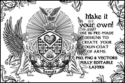 Coat of Arms Creation Kit, an Illustration by Abysm Internal (Thumbnail 2 of 4)