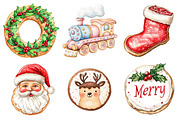 Christmas Cookies Clipart, an Illustration by Daily.Designs (Thumbnail 4 of 5)