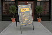 Menu Board Mockup, a Product Mockup by OneVectorStock (Thumbnail 2 of 2)