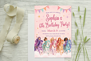 Unicorn Birthday Invitation, an Invitation Template by heynomi (Thumbnail 3 of 19)