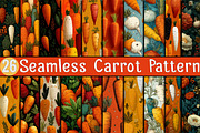 Seamless Carrot Pattern, a Pattern Graphic by SVGArt (Thumbnail 1 of 8)