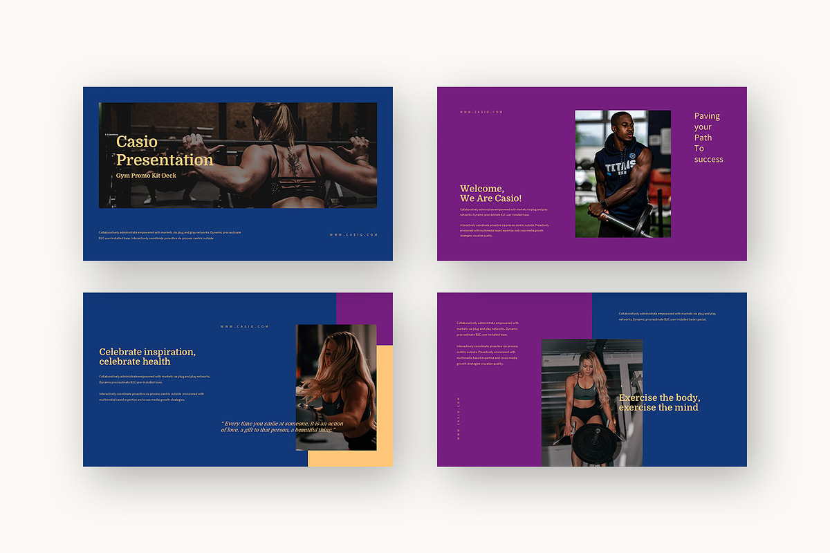Casio : Gym Promo Powerpoint preview 2