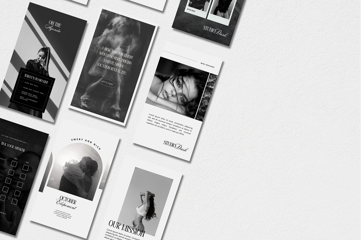 Studio | Instagram Canva Templates, a Templates & Theme by Kellie Lynn Media (Photo 1 of 5)