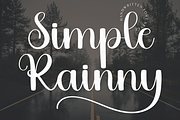 Simple Rainny, a Handwritten Font by FreshTypeINK (Thumbnail 1 of 8)