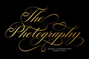 Rastering| Elegant Calligraphy Font, a Script Font by Romiecreative (Thumbnail 4 of 13)