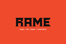 Rame Cool Vintage Edgy Font