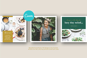 Instagram Pack / CANVA / Ellen Wild