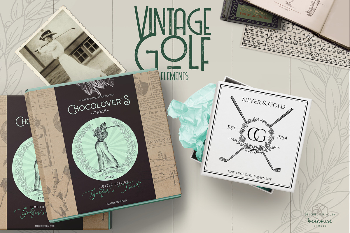 Vintage Golf Illustrations, an Illustration by beehouse studio (Photo 6 of 7)