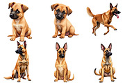 Breeds of Winter Dog Clipart Bundle, an Illustration by DreamArtGraphic (Thumbnail 3 of 4)