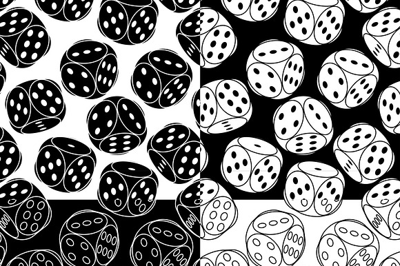 Seamless Patterns With Dices