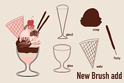 Food creation procreate brush, a Brush Add-On by Meisanmui (Thumbnail 7 of 8)