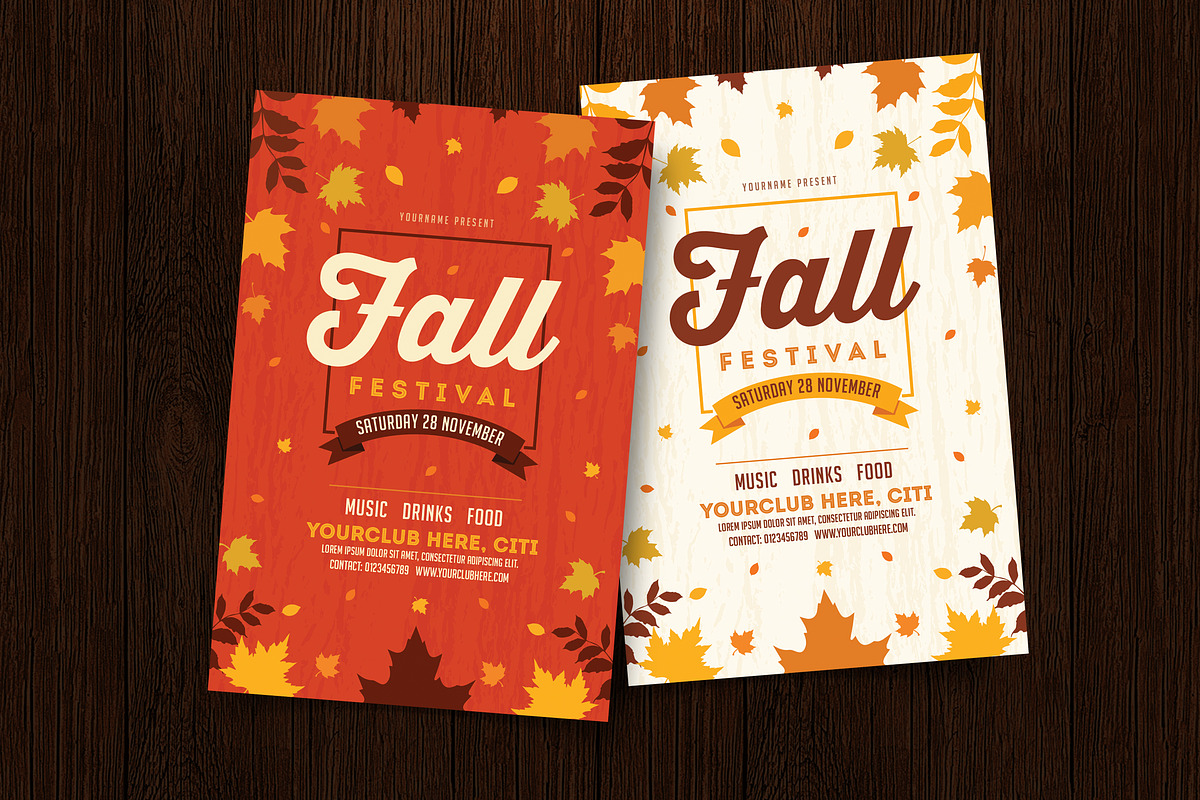 Fall Festival, a Flyer Template by DesignWorkz