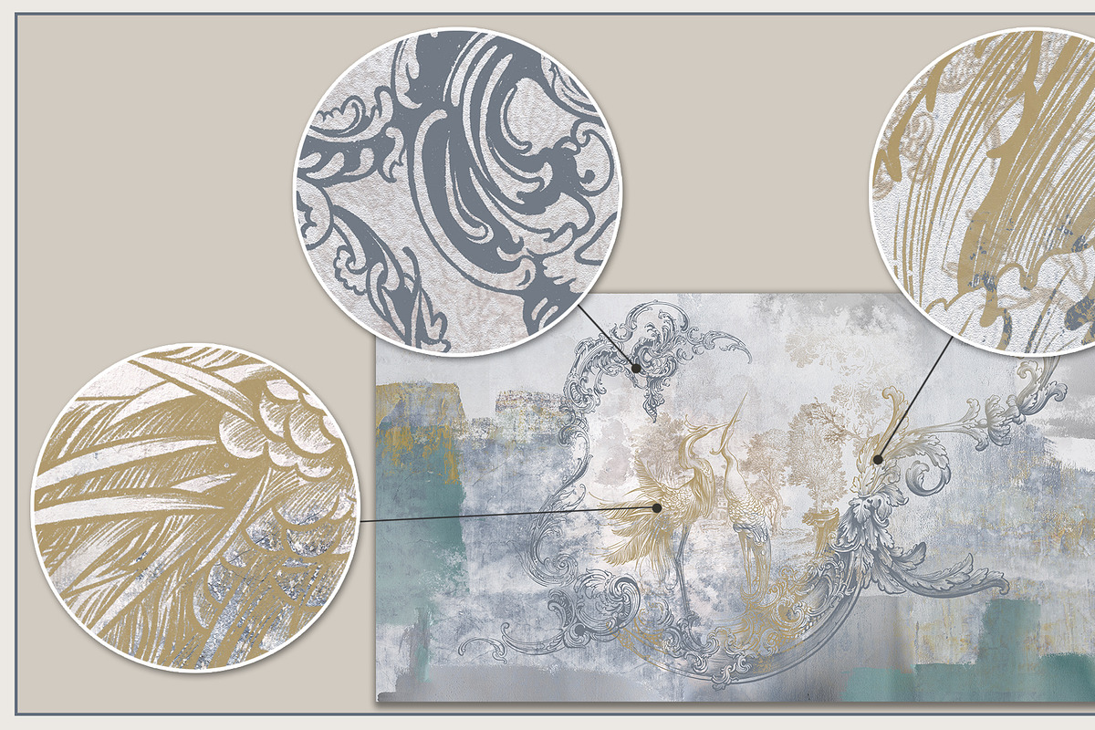 Fresco collection Baroque mural, a Wallpaper Graphic by Natalia0307 (Photo 5 of 18)