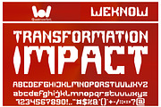 Change Effect font, a Font by weknow (Thumbnail 2 of 8)